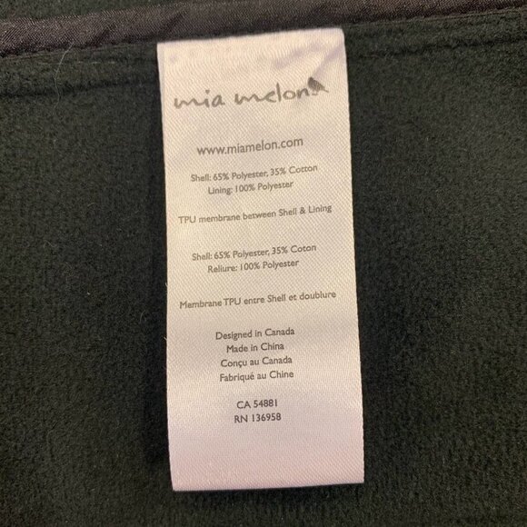 Mia Melon Women's Moto Asymmetrical Zip Up Hooded Lined Rain Jacket Size L NWT - Picture 13 of 16